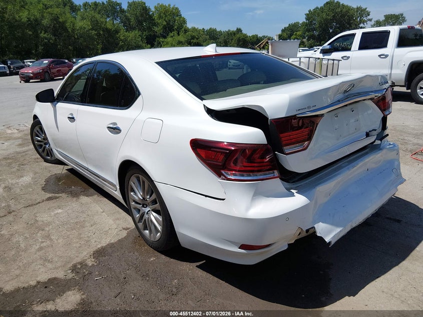 2014 Lexus Ls VIN JTHBL5EF4E5128003 IAAI salvage auction — REAR END, Salvage Title, sold $3,650 on 2026-07-25 (photo 3)