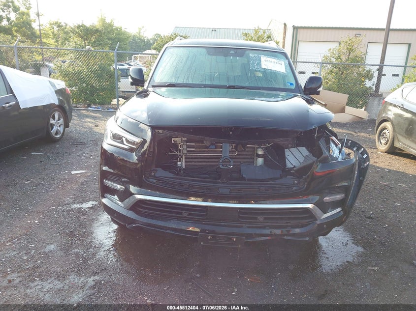 2019 Infiniti Qx80 VIN JN8AZ2NE1K9234709 IAAI salvage auction — FRONT END, Salvage Title, sold $5,800 on 2026-08-21 (photo 6)