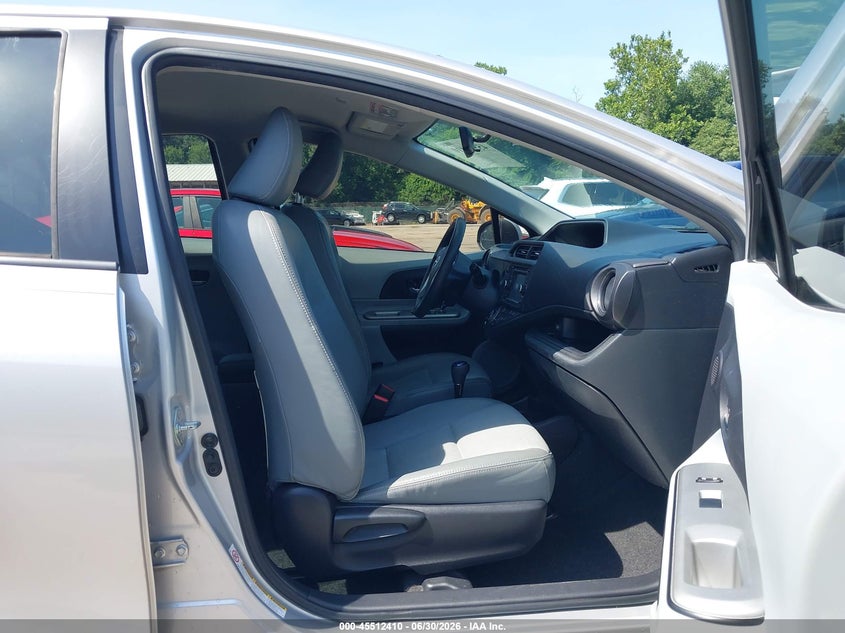 2012 Toyota Prius c VIN JTDKDTB37C1510964 IAAI salvage auction — LEFT REAR, Salvage - Greater Than 75% (Maryland), sold $975 on 2026-07-23 (photo 5)