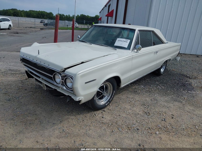 1967 Plymouth Other VIN 0000RH23F77223831 IAAI salvage auction — RIGHT FRONT, Salvage (North Carolina), sold $9,100 on 2026-07-22 (photo 2)