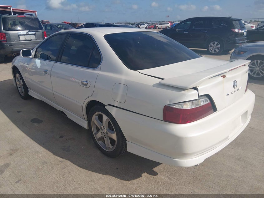2003 Acura Tl VIN 19UUA56803A015574 IAAI salvage auction — FRONT & REAR, Original (Texas), sold $225 on 2026-07-10 (photo 3)