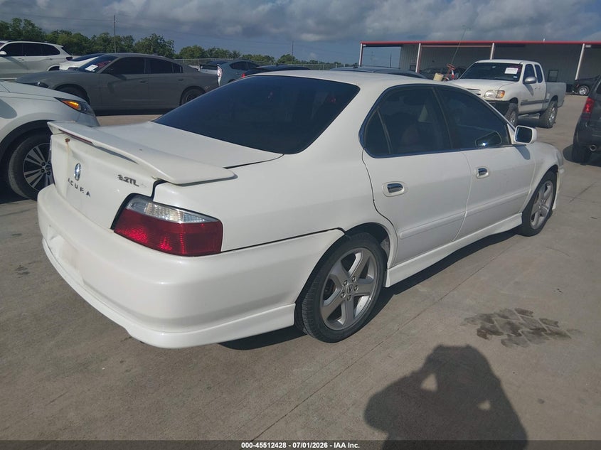 2003 Acura Tl VIN 19UUA56803A015574 IAAI salvage auction — FRONT & REAR, Original (Texas), sold $225 on 2026-07-10 (photo 4)