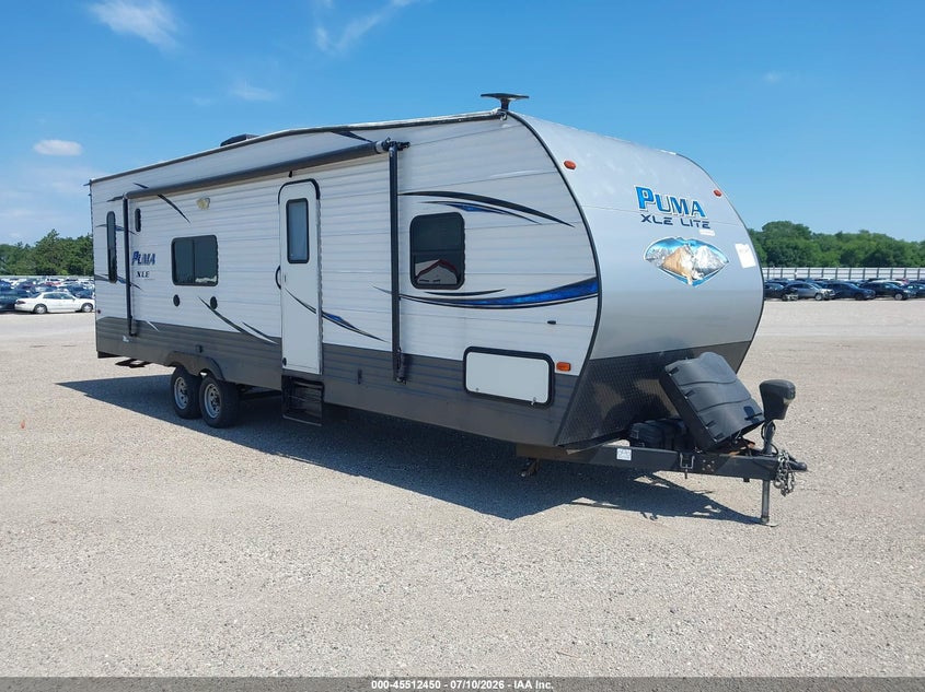 2019 Puma VIN 5ZT2PTSB5K4000736 IAAI salvage auction — HAIL, Salvage (Minnesota), sold $4,875 on 2026-09-16 (photo 1)