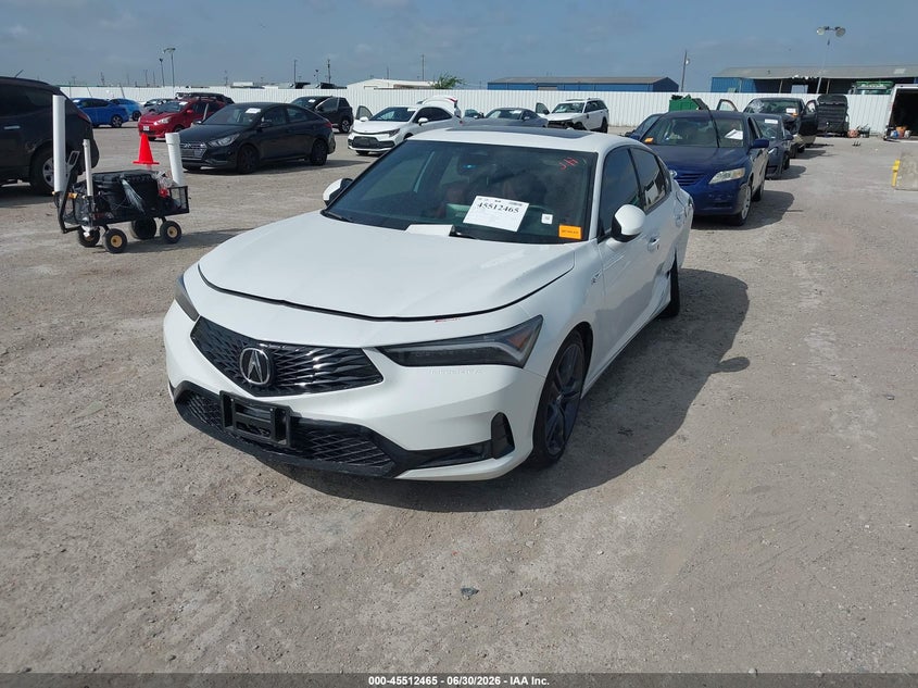 2023 Acura Integra VIN 19UDE4H34PA021819 IAAI salvage auction — LEFT REAR, Salvage Title, sold $9,200 on 2026-08-19 (photo 2)