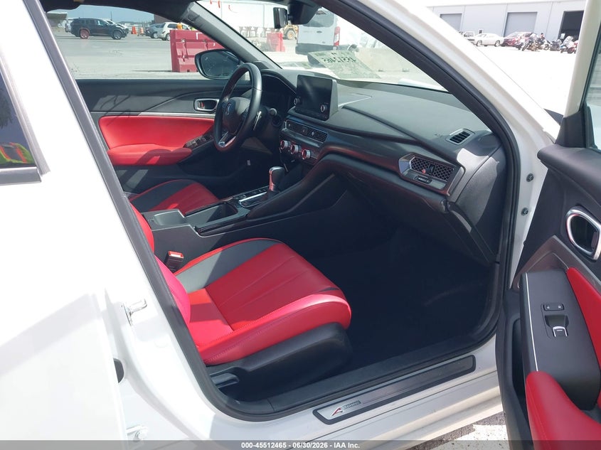 2023 Acura Integra VIN 19UDE4H34PA021819 IAAI salvage auction — LEFT REAR, Salvage Title, sold $9,200 on 2026-08-19 (photo 5)