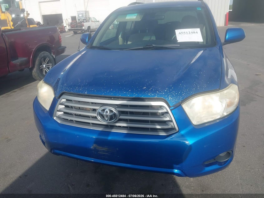 2008 Toyota Highlander VIN JTEES41A482052659 IAAI salvage auction — NORMAL WEAR, Clear (Utah), sold $825 on 2026-07-09 (photo 6)