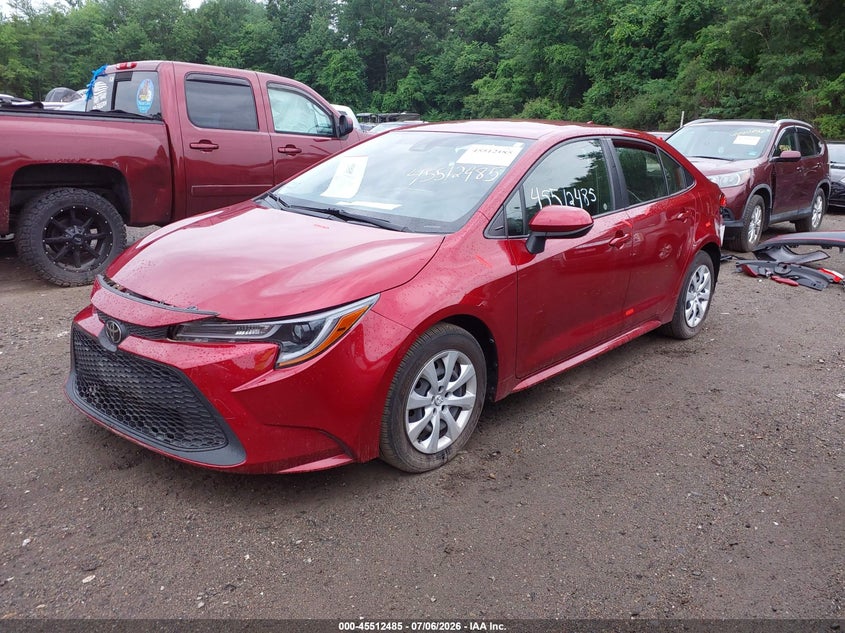 2022 Toyota Corolla VIN JTDEPMAE8NJ193650 IAAI salvage auction — SIDE, Salvage (Massachusetts), sold $3,550 on 2026-07-23 (photo 2)