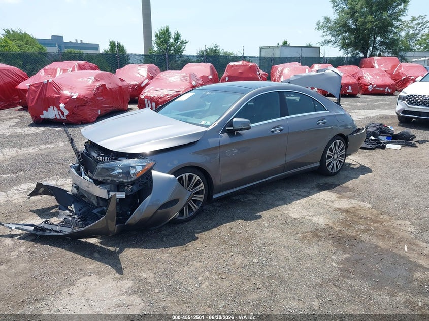2017 Mercedes-benz Cla-klasse VIN WDDSJ4GB8HN423160 IAAI salvage auction — FRONT & REAR, Salvage (Pennsylvania), sold $725 on 2026-07-31 (photo 2)