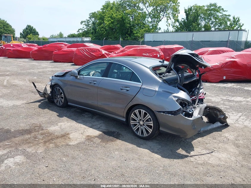 2017 Mercedes-benz Cla-klasse VIN WDDSJ4GB8HN423160 IAAI salvage auction — FRONT & REAR, Salvage (Pennsylvania), sold $725 on 2026-07-31 (photo 3)