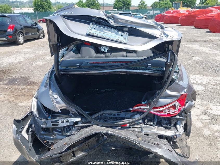 2017 Mercedes-benz Cla-klasse VIN WDDSJ4GB8HN423160 IAAI salvage auction — FRONT & REAR, Salvage (Pennsylvania), sold $725 on 2026-07-31 (photo 6)