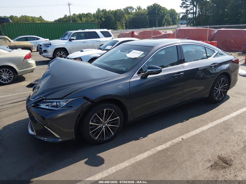 2023 Lexus ES VIN 58ADZ1B15PU143181 IAAI salvage auction — RIGHT FRONT, Salvage (North Carolina), sold $15,600 on 2026-07-29 (photo 2)