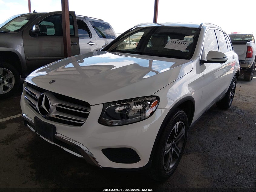 2018 Mercedes-Benz GLC-Class VIN WDC0G4JB2JV087742 IAAI salvage auction — RIGHT SIDE, Salvage Title, sold $25 on 2026-09-26 (photo 2)