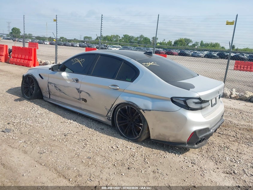 2019 BMW M5 VIN WBSJF0C56KB448186 IAAI salvage auction — LEFT SIDE, Salvage (Illinois), sold $17,500 on 2026-07-29 (photo 3)