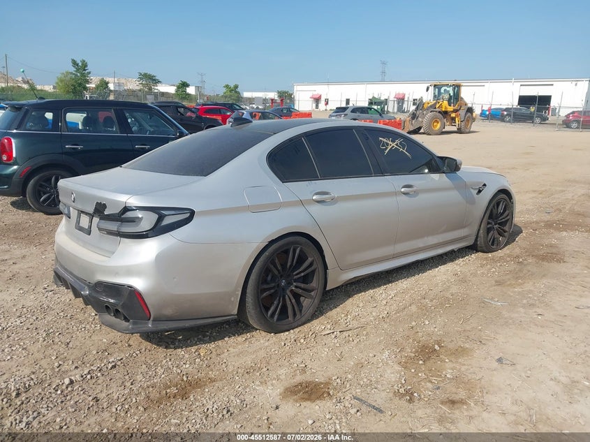 2019 BMW M5 VIN WBSJF0C56KB448186 IAAI salvage auction — LEFT SIDE, Salvage (Illinois), sold $17,500 on 2026-07-29 (photo 4)