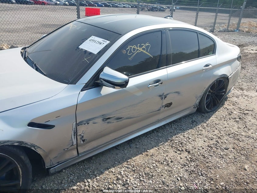 2019 BMW M5 VIN WBSJF0C56KB448186 IAAI salvage auction — LEFT SIDE, Salvage (Illinois), sold $17,500 on 2026-07-29 (photo 6)