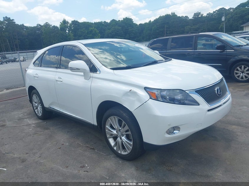 2011 Lexus Rx 450h VIN JTJZB1BA3B2405061 IAAI salvage auction — NORMAL WEAR, Clear (Georgia), sold $2,550 on 2026-07-15 (photo 1)