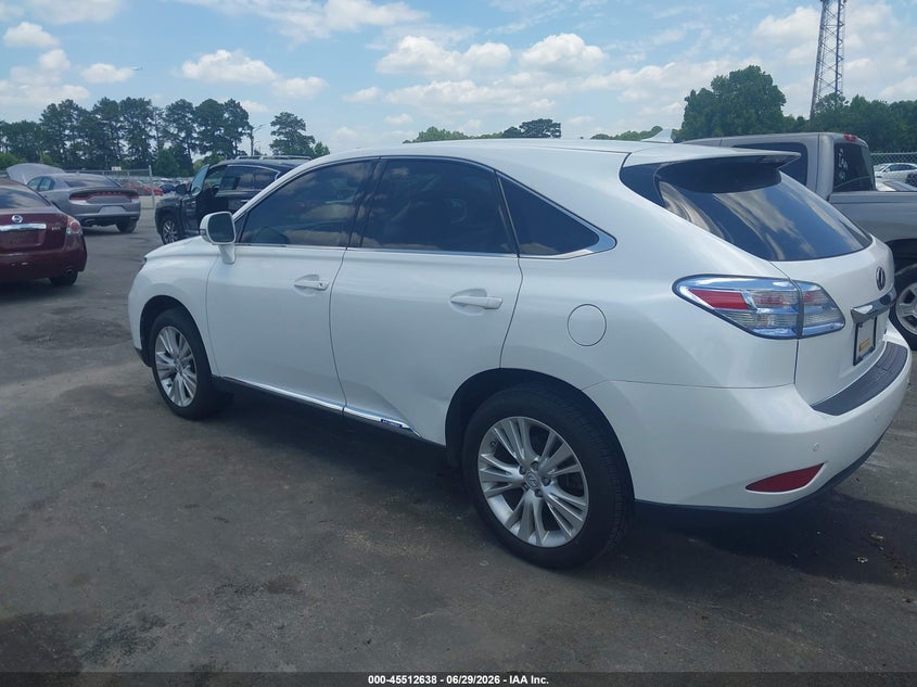 2011 Lexus Rx 450h VIN JTJZB1BA3B2405061 IAAI salvage auction — NORMAL WEAR, Clear (Georgia), sold $2,550 on 2026-07-15 (photo 3)