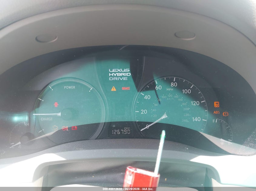 2011 Lexus Rx 450h VIN JTJZB1BA3B2405061 IAAI salvage auction — NORMAL WEAR, Clear (Georgia), sold $2,550 on 2026-07-15 (photo 7)