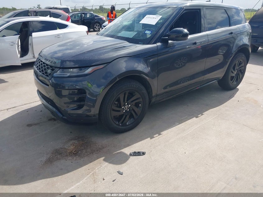 2022 Land rover Range rover evoque VIN SALZT2FX4NH165453 IAAI salvage auction — SIDE, Original (Texas), sold $13,700 on 2026-08-21 (photo 2)