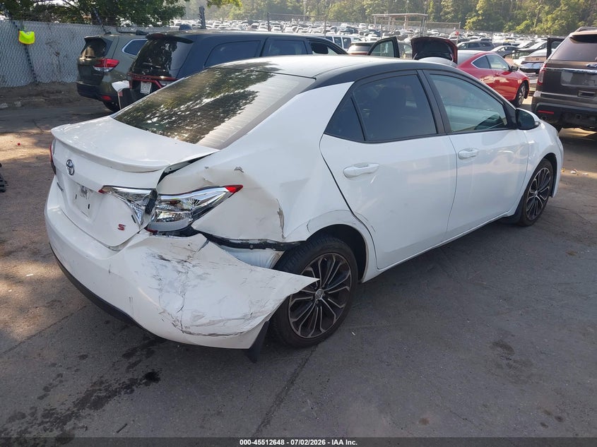 2016 Toyota Corolla VIN 5YFBURHE6GP370807 IAAI salvage auction — REAR END, Salvage Title, sold $2,850 on 2026-07-21 (photo 6)
