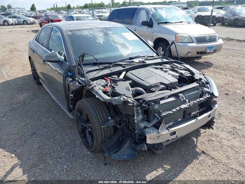 2023 Audi A4 VIN WAUEAAF4XPN000892 — IAAI salvage auction photo