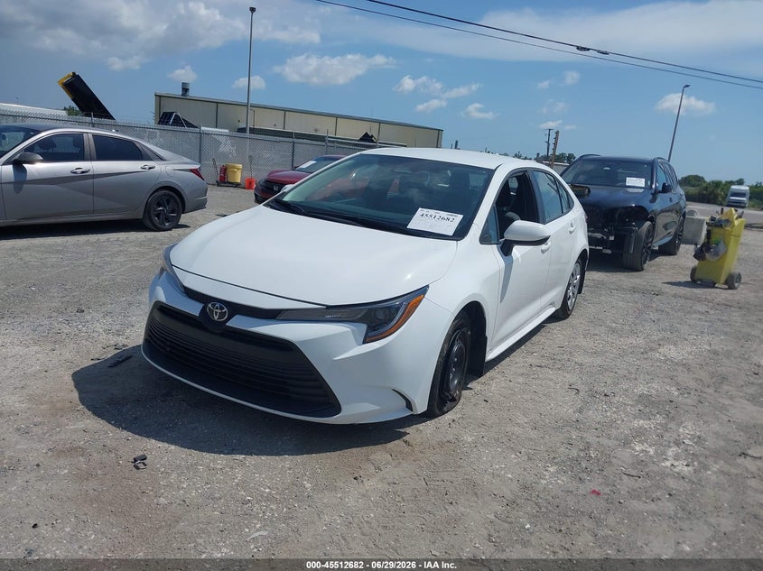 2026 Toyota Corolla VIN 5YFB4MDE8TP441721 IAAI salvage auction — FRONT END, Salvage Title, sold $5,100 on 2026-07-28 (photo 2)