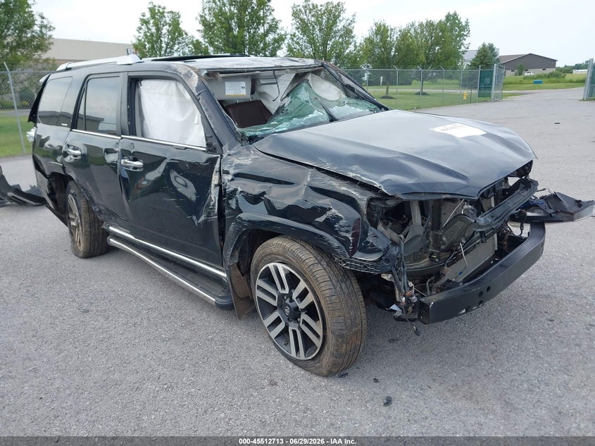 2017 Toyota 4runner VIN JTEBU5JR4H5445181 IAAI salvage auction — ROLLOVER, Salvage Title, sold $5,100 on 2026-07-28 (photo 1)
