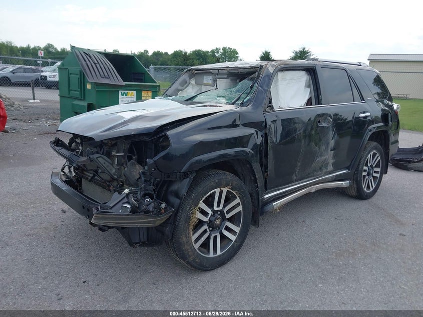 2017 Toyota 4runner VIN JTEBU5JR4H5445181 IAAI salvage auction — ROLLOVER, Salvage Title, sold $5,100 on 2026-07-28 (photo 2)