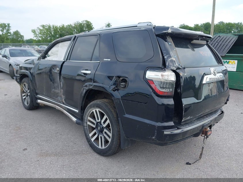 2017 Toyota 4runner VIN JTEBU5JR4H5445181 IAAI salvage auction — ROLLOVER, Salvage Title, sold $5,100 on 2026-07-28 (photo 3)