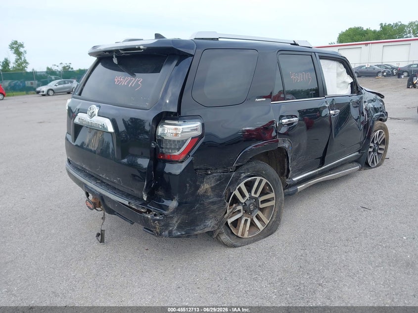 2017 Toyota 4runner VIN JTEBU5JR4H5445181 IAAI salvage auction — ROLLOVER, Salvage Title, sold $5,100 on 2026-07-28 (photo 4)