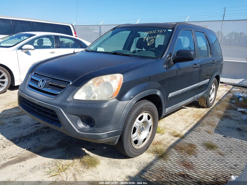 2005 Honda Cr-v VIN SHSRD68505U308253 IAAI salvage auction — NORMAL WEAR, Clear (North Carolina), sold $850 on 2026-07-29 (photo 2)