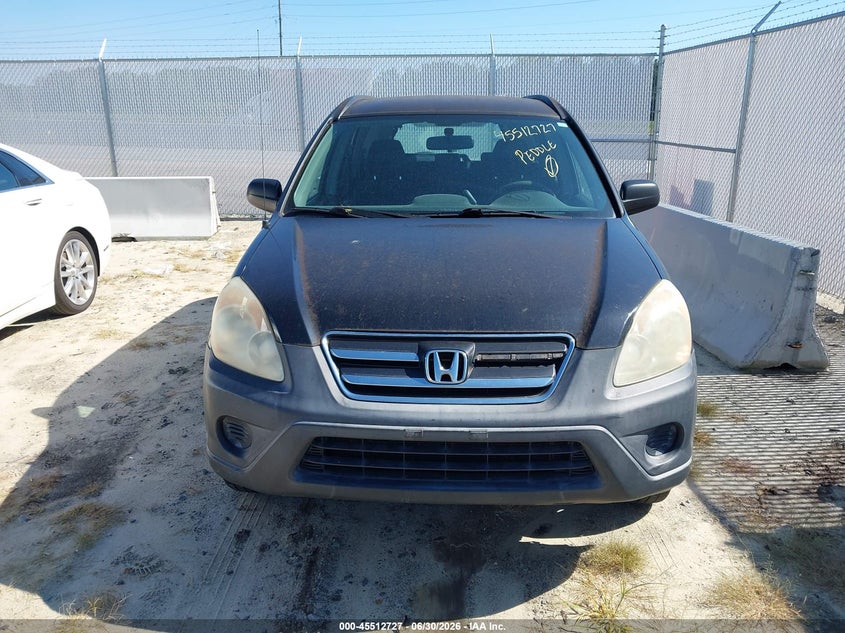 2005 Honda Cr-v VIN SHSRD68505U308253 IAAI salvage auction — NORMAL WEAR, Clear (North Carolina), sold $850 on 2026-07-29 (photo 6)