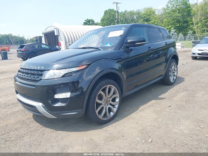 2012 Land rover Range rover evoque VIN SALVT2BG9CH644615 IAAI salvage auction — NORMAL WEAR, Clear (New Jersey), sold $625 on 2026-07-09 (photo 2)