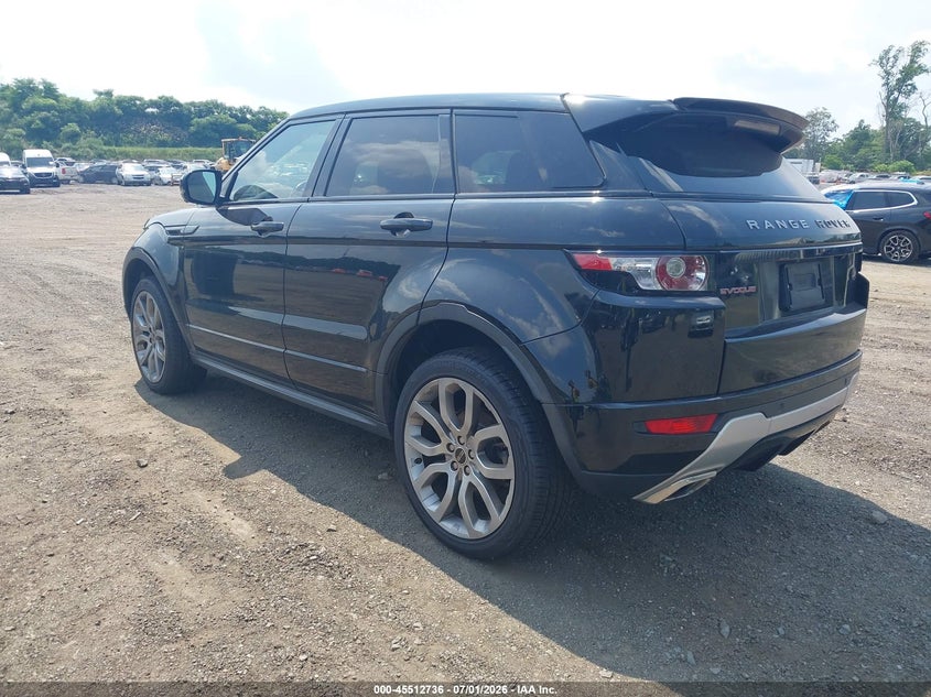 2012 Land rover Range rover evoque VIN SALVT2BG9CH644615 IAAI salvage auction — NORMAL WEAR, Clear (New Jersey), sold $625 on 2026-07-09 (photo 3)