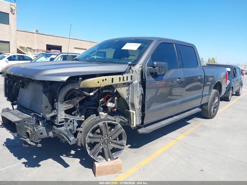 2022 Ford F-150 VIN 1FTFW1E83NKE26368 IAAI salvage auction — LEFT FRONT, Salvage (California), sold $11,300 on 2026-07-29 (photo 2)