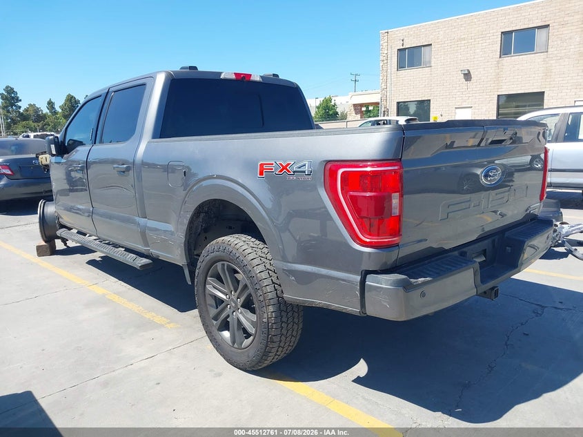 2022 Ford F-150 VIN 1FTFW1E83NKE26368 IAAI salvage auction — LEFT FRONT, Salvage (California), sold $11,300 on 2026-07-29 (photo 3)