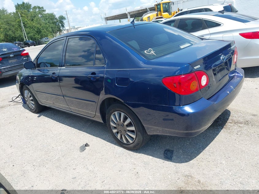 2003 Toyota Corolla VIN JTDBR32E730034661 IAAI salvage auction — MECHANICAL, Clear (Florida), sold $800 on 2026-07-15 (photo 3)