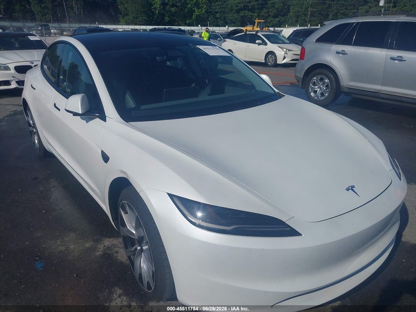 2025 Tesla Model 3 VIN 5YJ3E1EA1SF938633 IAAI salvage auction — NORMAL WEAR, Repossession Paperwork (Georgia), sold $25,250 on 2026-07-30 (photo 6)