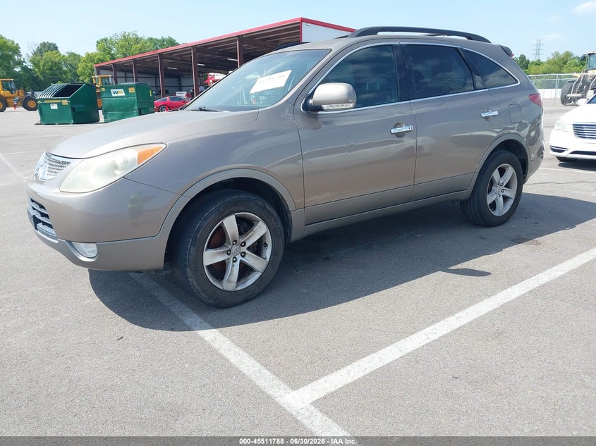 2011 Hyundai Veracruz VIN KM8NU4CC4BU144519 IAAI salvage auction — NORMAL WEAR, Clear (Tennessee), sold $75 on 2026-07-28 (photo 2)