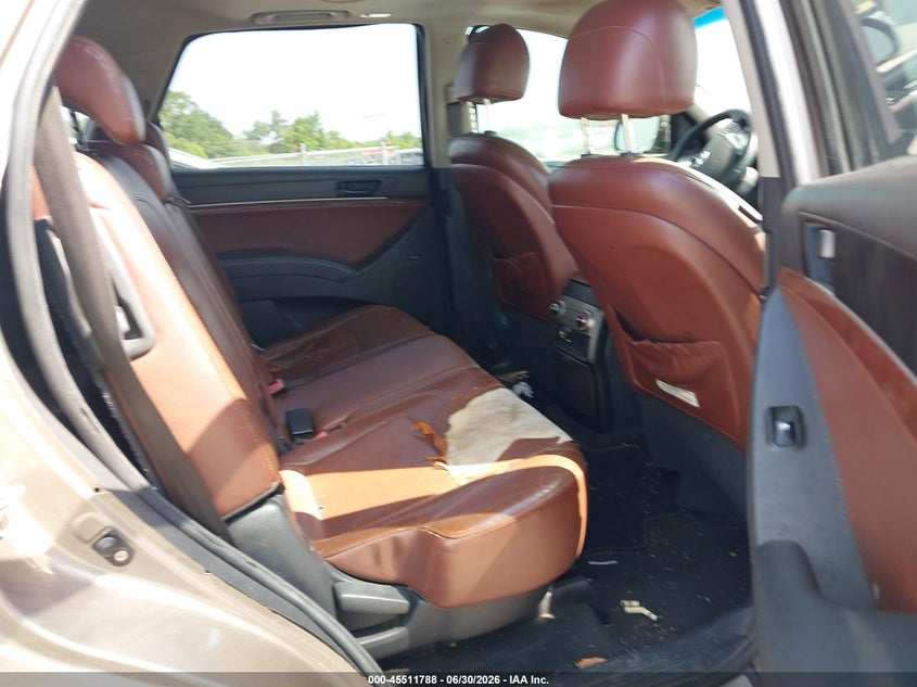 2011 Hyundai Veracruz VIN KM8NU4CC4BU144519 IAAI salvage auction — NORMAL WEAR, Clear (Tennessee), sold $75 on 2026-07-28 (photo 8)