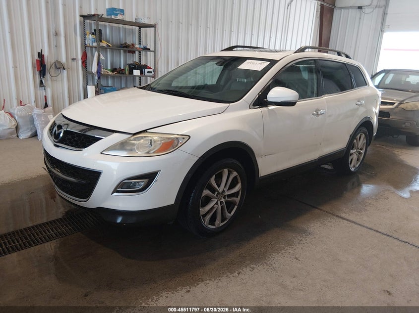 2011 Mazda Cx-9 VIN JM3TB3DV8B0330980 IAAI salvage auction — NORMAL WEAR, Clear (Delaware), sold $400 on 2026-07-30 (photo 2)