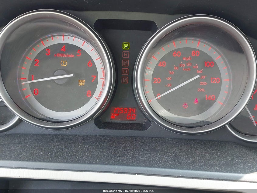 2011 Mazda Cx-9 VIN JM3TB3DV8B0330980 IAAI salvage auction — NORMAL WEAR, Clear (Delaware), sold $400 on 2026-07-30 (photo 7)