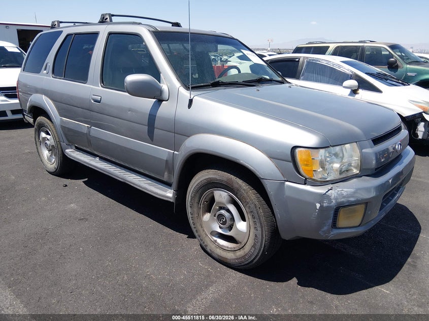 2001 Infiniti Qx4 VIN JNRDR09X31W201008 IAAI salvage auction — LEFT & RIGHT, Salvage (Nevada), sold $125 on 2026-07-17 (photo 1)