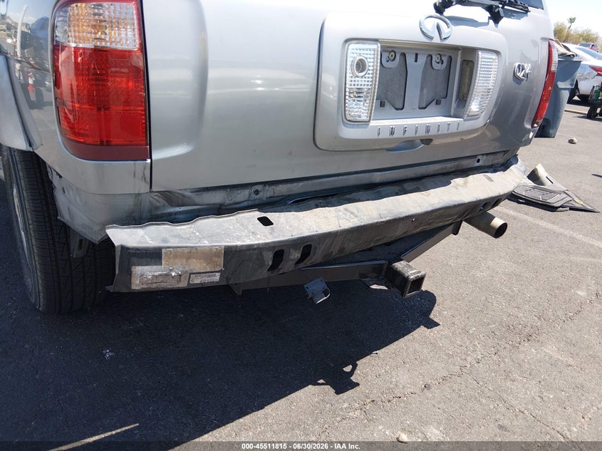 2001 Infiniti Qx4 VIN JNRDR09X31W201008 IAAI salvage auction — LEFT & RIGHT, Salvage (Nevada), sold $125 on 2026-07-17 (photo 6)