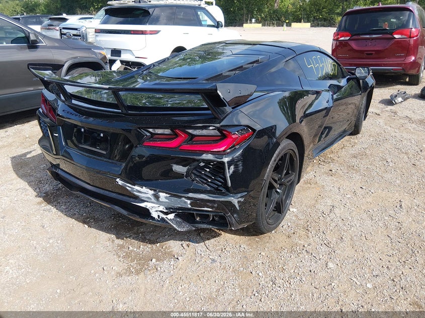 2021 Chevrolet Corvette VIN 1G1YA2D43M5102144 IAAI salvage auction — FRONT & REAR, Salvage Title, sold $26,700 on 2026-09-09 (photo 4)
