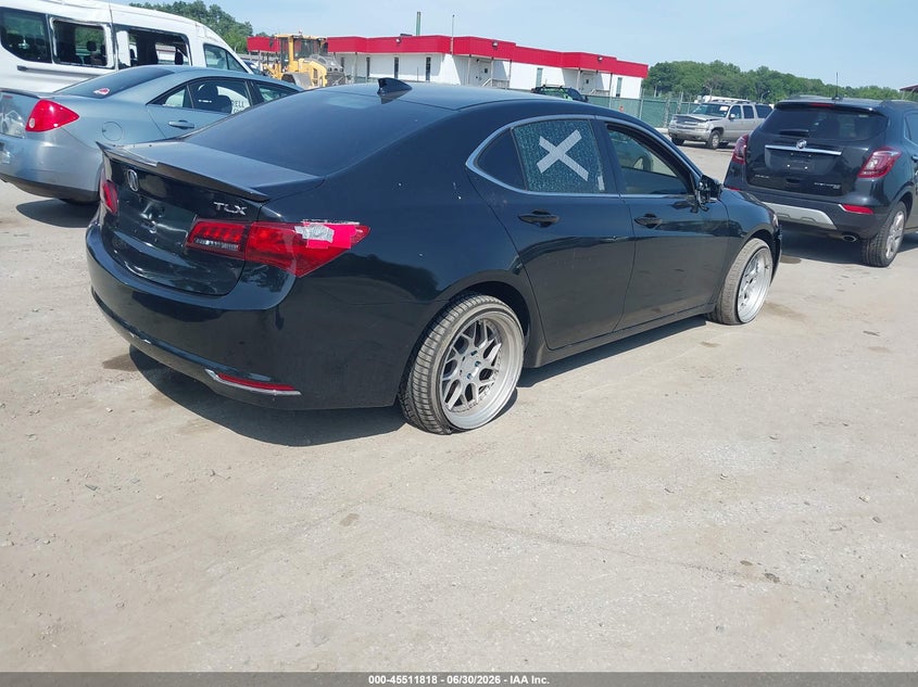 2016 Acura Tlx VIN 19UUB1F37GA004233 IAAI salvage auction — NORMAL WEAR, Clear (Maryland), sold $3,050 on 2026-07-17 (photo 4)