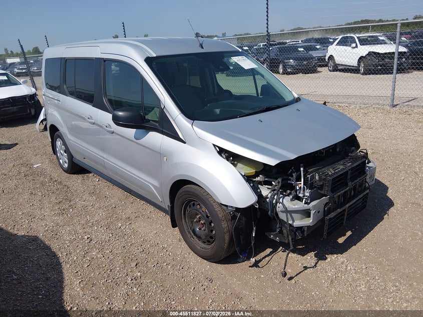 2022 Ford Transit connect VIN NM0GE9F27N1541316 IAAI salvage auction — FRONT END, Clear (Pennsylvania), sold $3,600 on 2026-07-15 (photo 1)