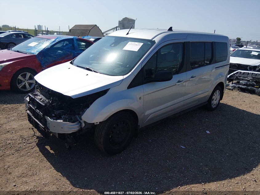 2022 Ford Transit connect VIN NM0GE9F27N1541316 IAAI salvage auction — FRONT END, Clear (Pennsylvania), sold $3,600 on 2026-07-15 (photo 2)