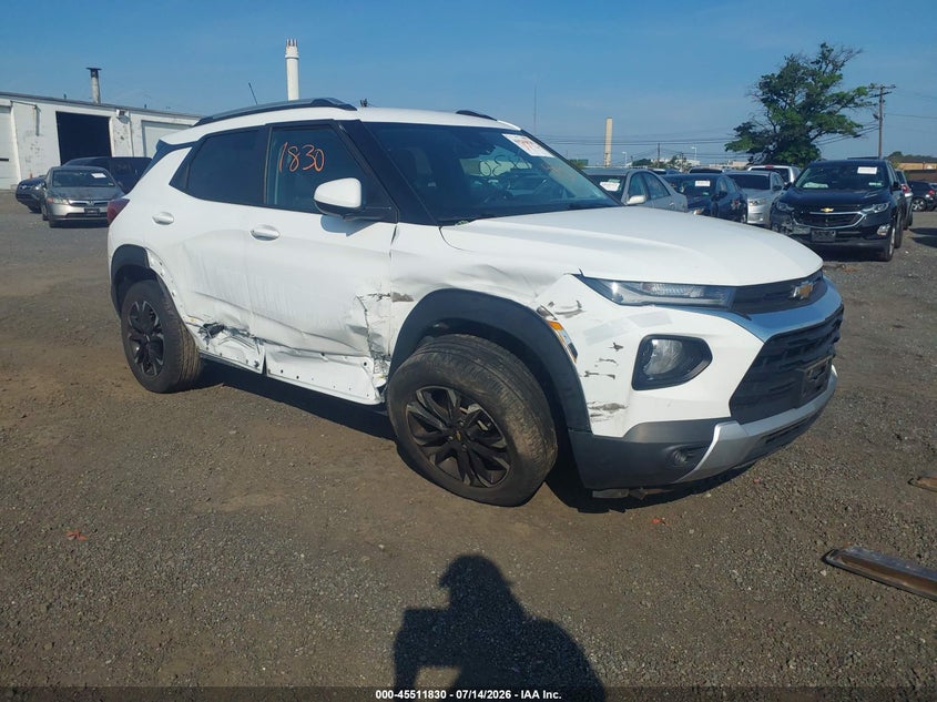 2023 Chevrolet Trailblazer VIN KL79MRSL9PB090638 IAAI salvage auction — FRONT END, Clear (New Jersey), sold $1,450 on 2026-07-20 (photo 1)