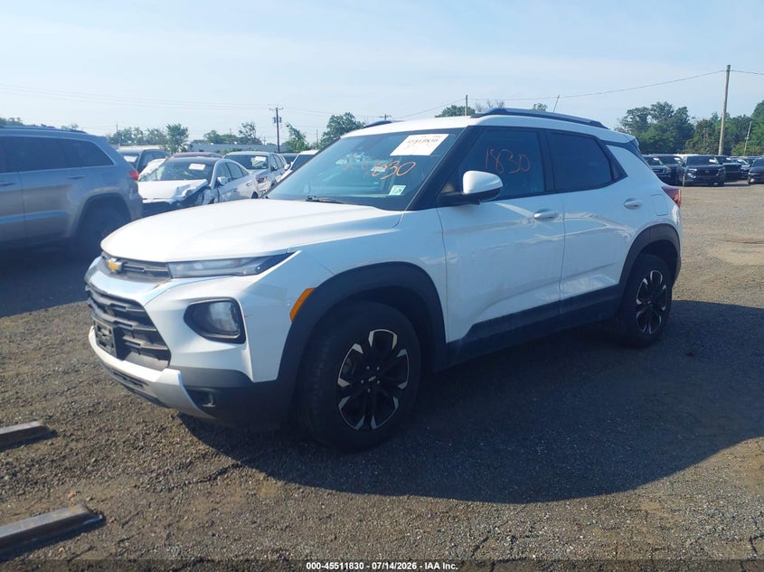 2023 Chevrolet Trailblazer VIN KL79MRSL9PB090638 IAAI salvage auction — FRONT END, Clear (New Jersey), sold $1,450 on 2026-07-20 (photo 2)